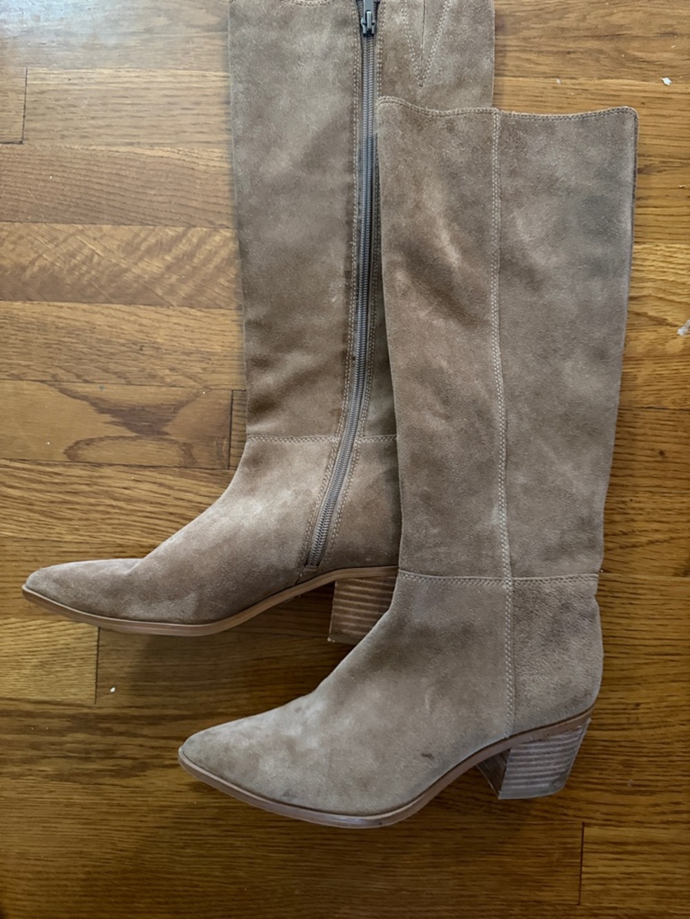 FRANCO SARTA SHARONA ladies, tall suede boots perfect condition size 7, Tan - Picture 10 of 11